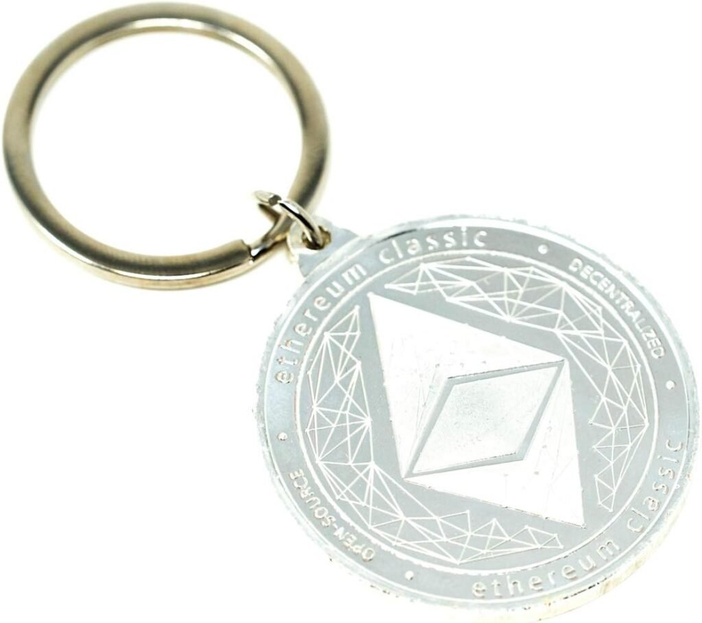 Token/Coin Keychain Plated Real Crypto Gift Set Collectors Fits Nano Ledger (2 Pack)